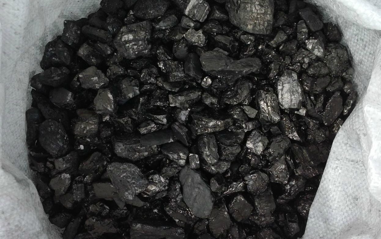 уголь в мешке 